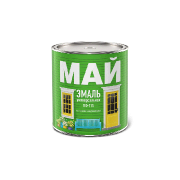 эмаль пф-115 1,9 кг черная май скидка 15%